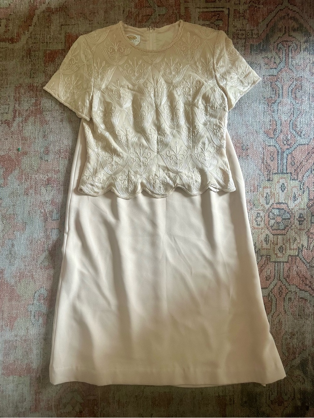 Vintage Talbots 2-piece Silk Skirt Set